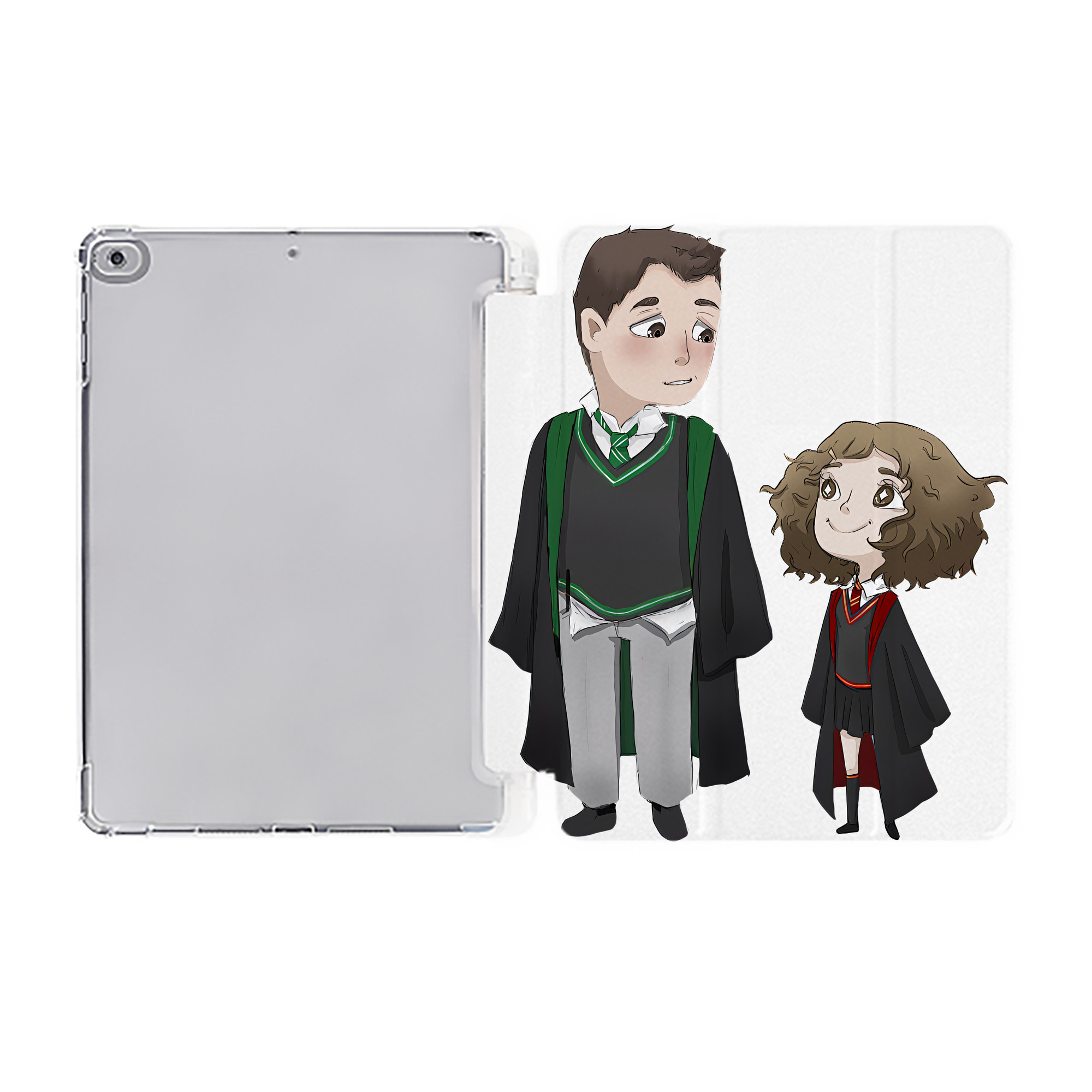 （画像用） Harry Potter ハリー・ポッターシリーズ IPad ケース ペン収納付き 三つ折りスタンド PUレザー×シリコン 対応機種9.5/10.5/10.9インチ